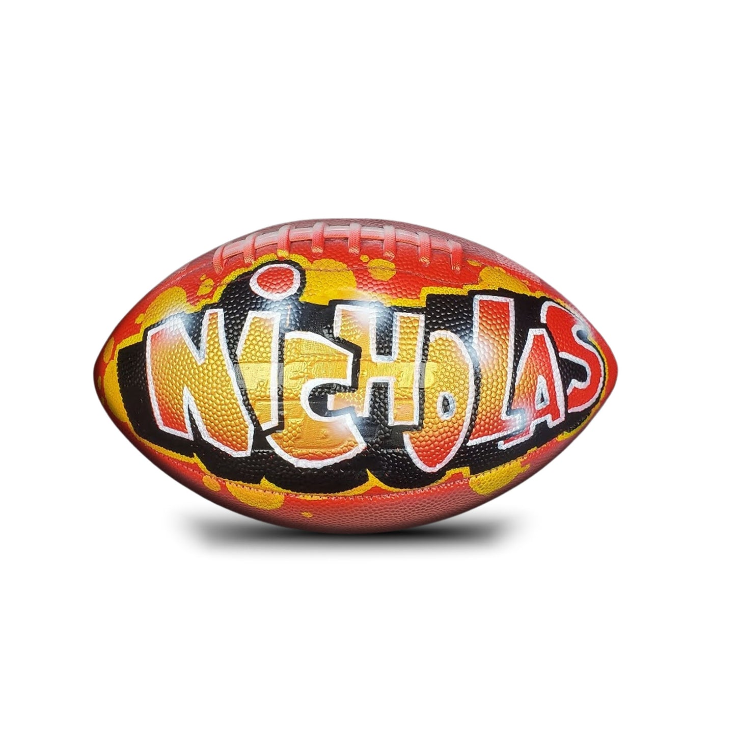 Football Customized with Name in Graffiti