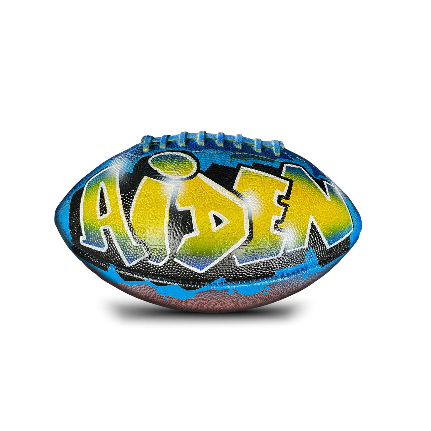 Personalized Football with Name in Graffiti