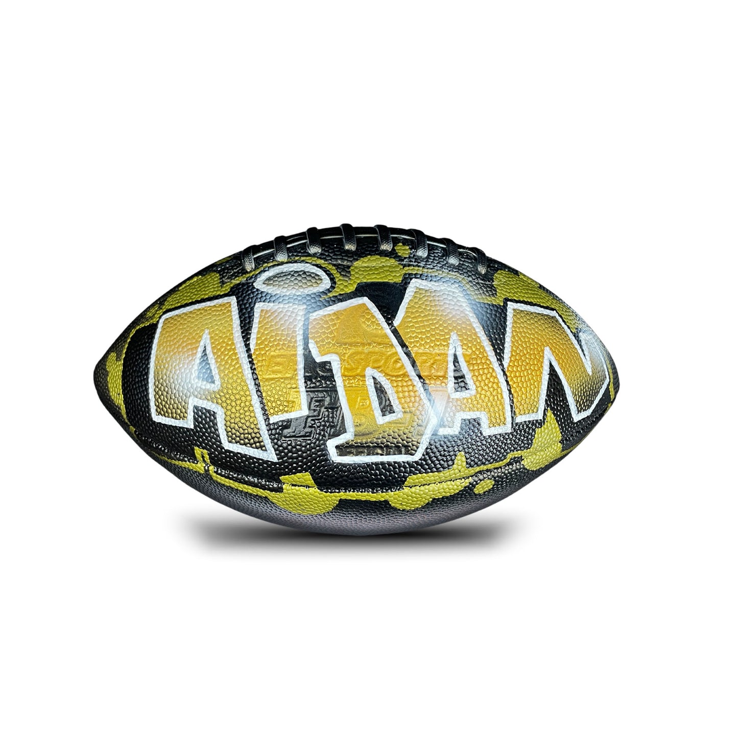 Football Personalized with a Name in Graffiti Style