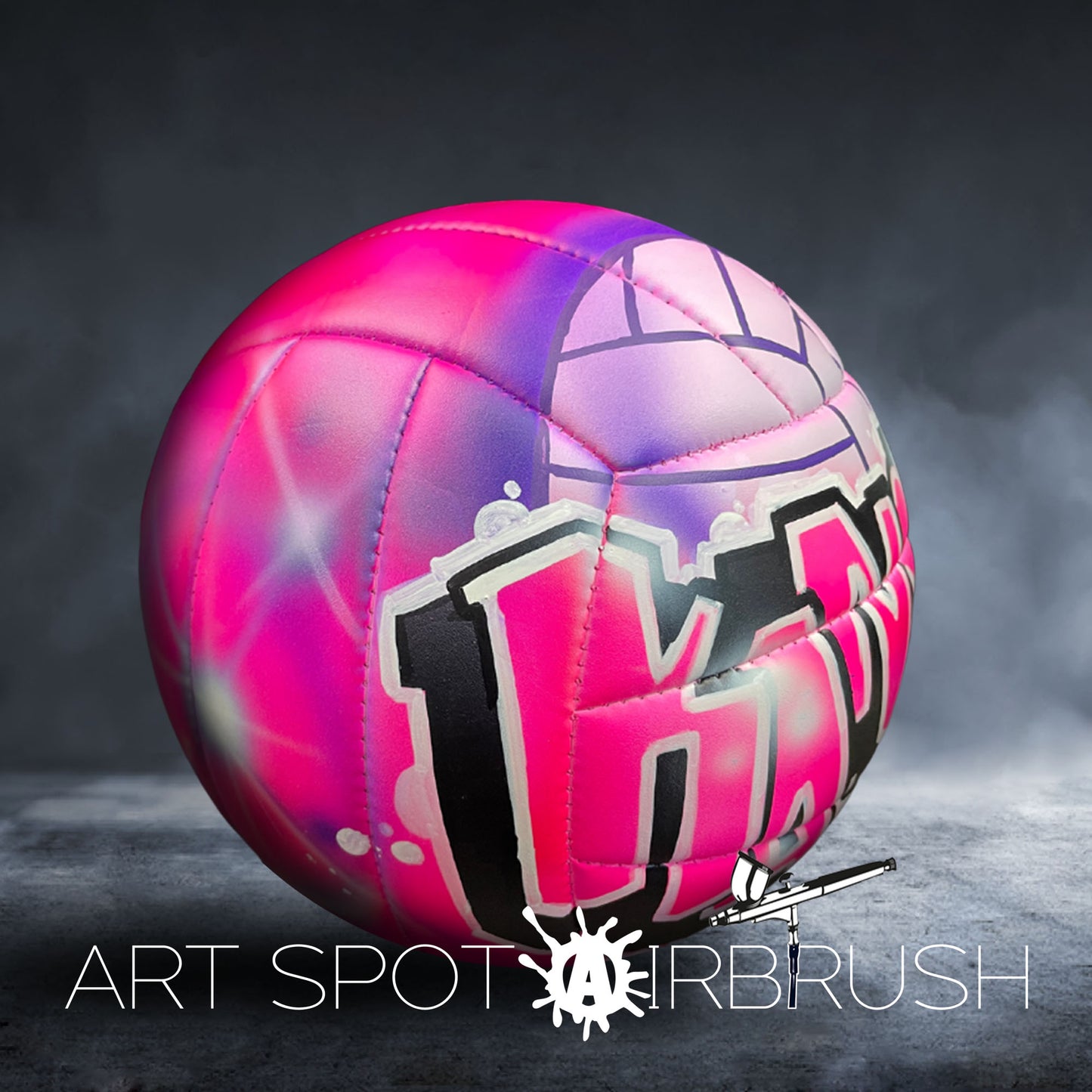 Volleyball Customized with Hand Painted Name