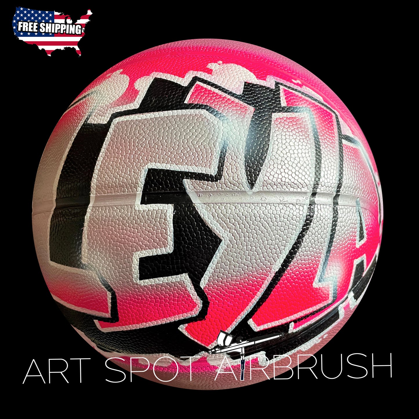 Basketball with Custom Artwork